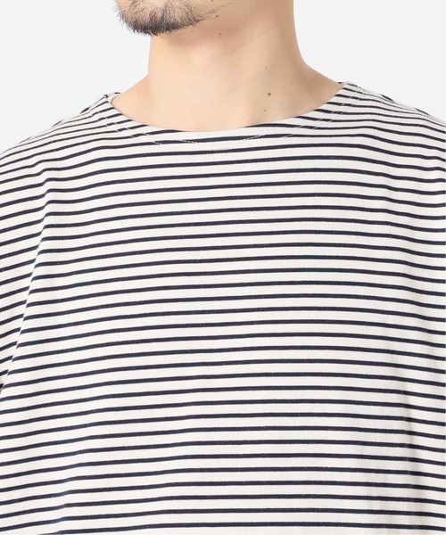 FIDELITY（フィデリティ）の「◆【FIDELITY / フィデリティ】バスクボーダー（Tシャツ/カットソー・メンズ・ホワイト/ブラウン/カーキ・MEDIUM/LARGE）」の22枚目の写真