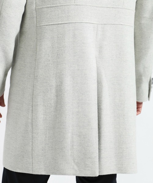 TETE HOMME（テットオム）の「カシミヤブレンドスタンドコート（トレンチコート・メンズ・ネイビー/グレー/サンドベージュ・SMALL/MEDIUM/LARGE/X-LARGE/XX-LARGE）」の11枚目の写真