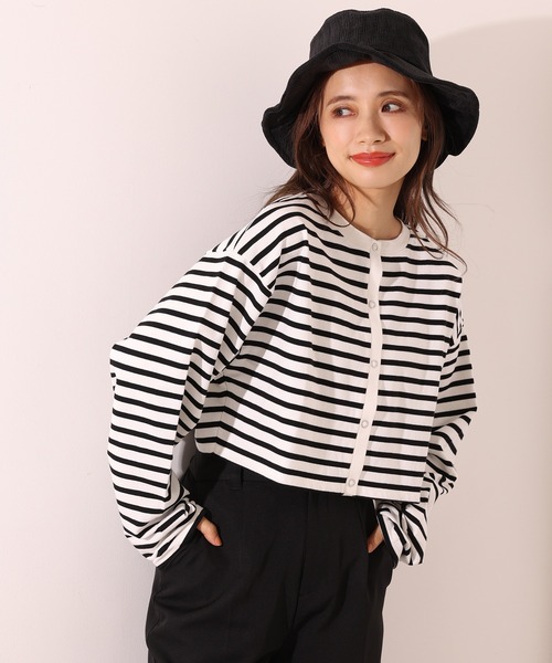 one after another NICE CLAUP（ワンアフターアナザーナイスクラップ）の「コール天バケットハット（ハット・レディース・ブラック/アイボリー・FREE）」の8枚目の写真