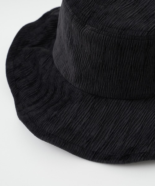 one after another NICE CLAUP（ワンアフターアナザーナイスクラップ）の「コール天バケットハット（ハット・レディース・ブラック/アイボリー・FREE）」の4枚目の写真