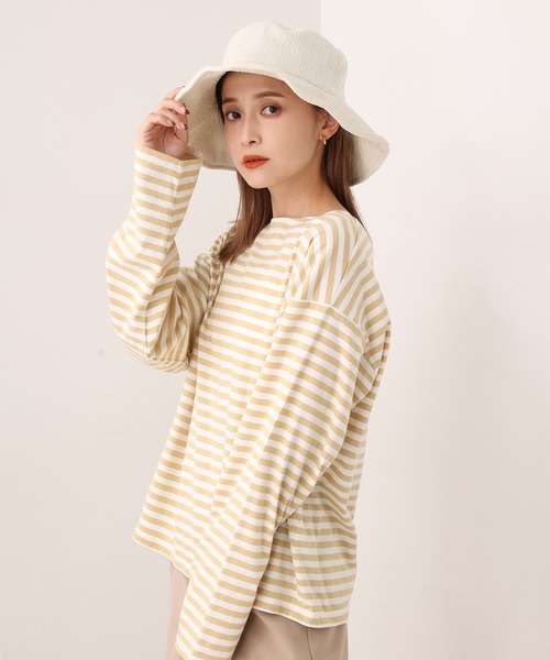 one after another NICE CLAUP（ワンアフターアナザーナイスクラップ）の「コール天バケットハット（ハット・レディース・ブラック/アイボリー・FREE）」の20枚目の写真