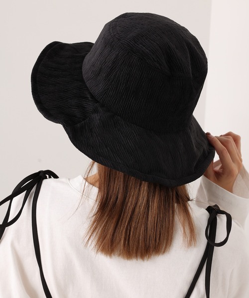 one after another NICE CLAUP（ワンアフターアナザーナイスクラップ）の「コール天バケットハット（ハット・レディース・ブラック/アイボリー・FREE）」の17枚目の写真