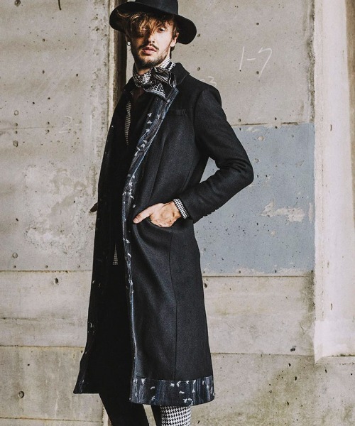 NO ID.（ノーアイディ）の「mj8225-ｽｲｯﾁﾝｸﾞﾛﾝｸﾞﾁｪｽﾀｰｺｰﾄ（チェスター