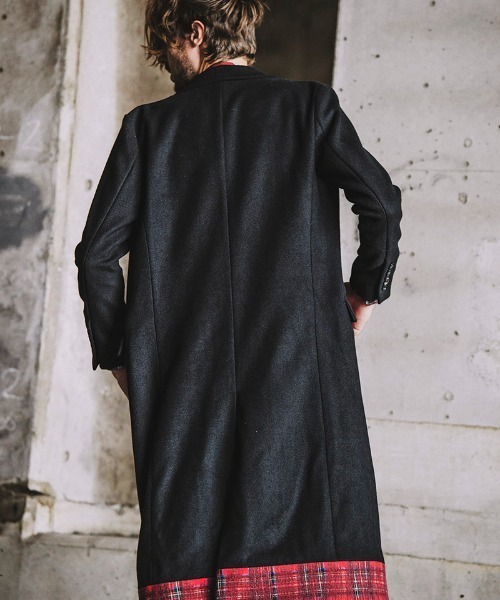 NO ID.（ノーアイディ）の「mj8225-ｽｲｯﾁﾝｸﾞﾛﾝｸﾞﾁｪｽﾀｰｺｰﾄ（チェスター