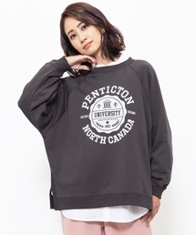 カレッジロゴサイドスリットスウェットPO