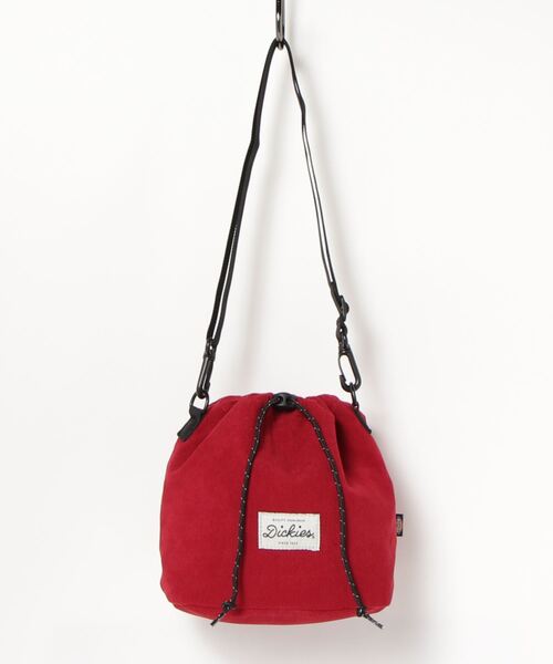 Dickies（ディッキーズ）の「【ユニセックス】ブークレ ミニ巾着バッグ（ハンドバッグ・レディース・ブラック系/レッド系/クリーム・FREE）」の8枚目の写真