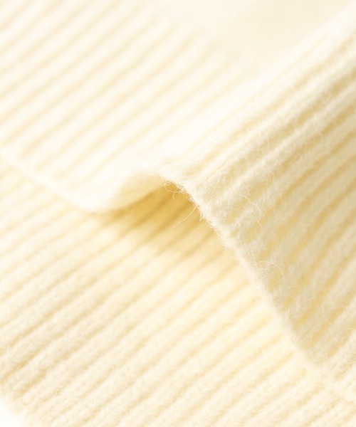 salle de bal(サルデバル)の「salle de bal / サルデバル モックネックハンドステッチニット プルオーバー Hand stitch knit MEI(ニット/セーター・レディース・ブラウン/ブラック/アイボリー・FREE)」の16枚目の写真