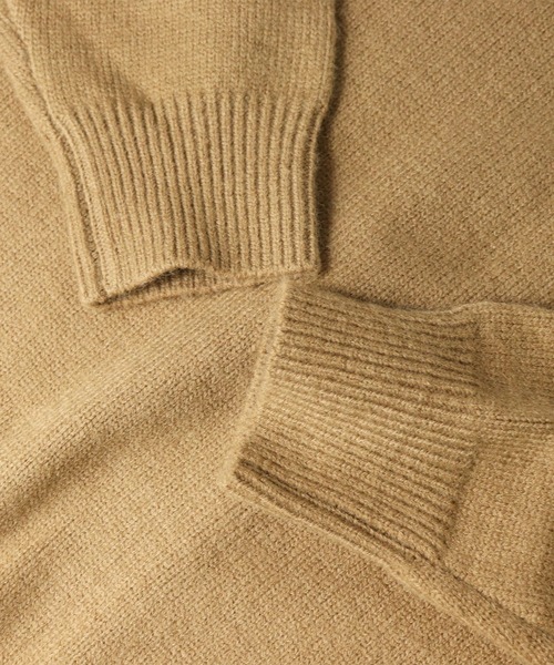 salle de bal(サルデバル)の「salle de bal / サルデバル モックネックハンドステッチニット プルオーバー Hand stitch knit MEI(ニット/セーター・レディース・ブラウン/ブラック/アイボリー・FREE)」の8枚目の写真