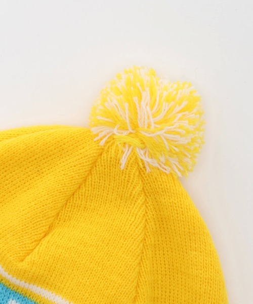 FRUIT OF THE LOOM（フルーツオブザルーム）の「KIDS BON BON Knit watch /ボンボン / ニット帽 / カジュアル / ユニセックス / ロゴ / 厚手（ニットキャップ/ビーニー・キッズ・ベージュ/ブルー/イエロー・FREE）」の6枚目の写真