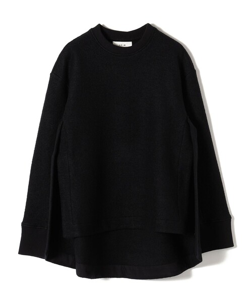 J.C.M(ジェーシーエム)の「J.C.M:パイルプルオーバー(Tシャツ/カットソー・レディース・ブラック・ONE SIZE)」の1枚目の写真