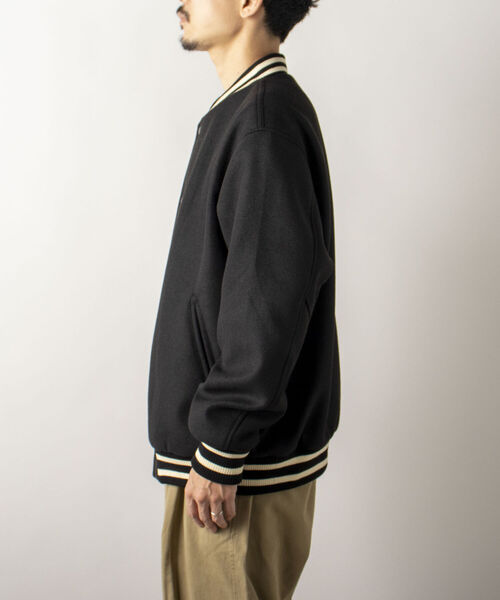 SKOOKUM(スクーカム)の「【SKOOKUM/スクーカム】GLOSTER別注 AWARD JACKET アワードジャケット(スタジャン・メンズ・ブラック/オリーブ・LARGE/X-LARGE)」の15枚目の写真