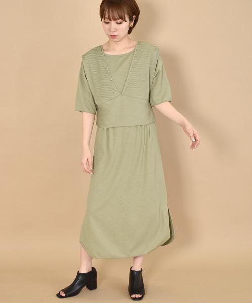 ブランド古着 コンビワンピース ワンピース W Closet ダブルクローゼット のファッション通販 Zozoused