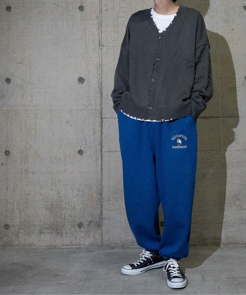 JOHN'S CLOSET（ジョンズクローゼット）の「【i】アクリルバルキーダメージカーディガン（カーディガン/ボレロ・メンズ・チャコールグレー/オフホワイト/モカ/サックスブルー/グリーン・LARGE/MEDIUM）」の17枚目の写真