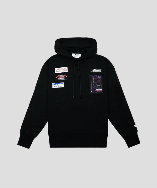 MSGM（エムエスジーエム）の「MSGMマルチワッペンスウェットパーカー 