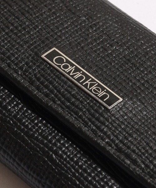 Calvin Klein(カルバン・クライン)の「【Calvin Klein/カルバンクライン】ワンポイント レザーキーケース(キーケース/キーアクセサリー・メンズ・ブラック・FREE)」の4枚目の写真