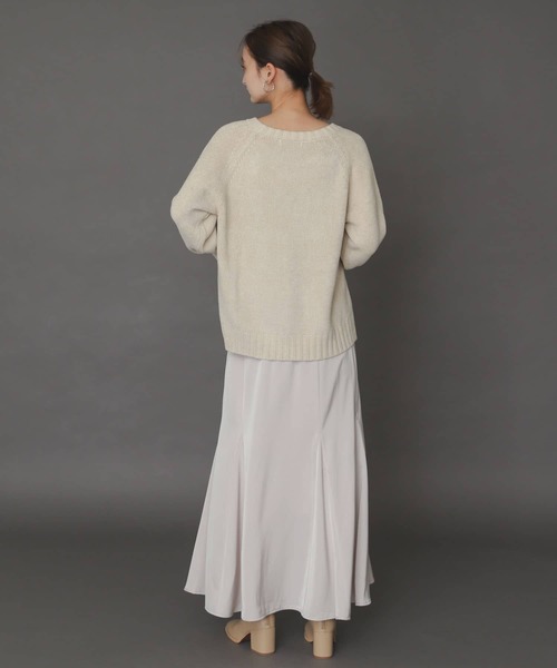 SENSE OF PLACE by URBAN RESEARCH（センスオブプレイスバイアーバンリサーチ）の「クルーネックモールセーター（ニット/セーター・レディース・ブラック/グリーン/アイボリー/ライトブラウン・ONE）」の13枚目の写真