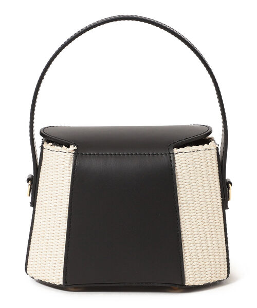 Ray BEAMS（レイビームス）の「LAURA DI MAGGIO / レザー コンビ バッグ（トートバッグ・レディース・ブラウン/ブラック・ONE SIZE）」の7枚目の写真