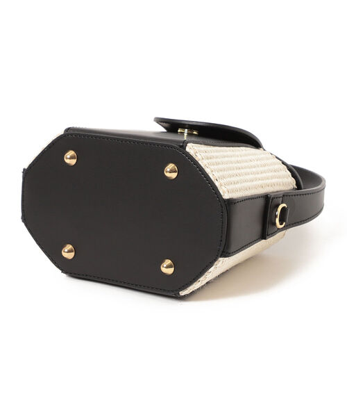 Ray BEAMS（レイビームス）の「LAURA DI MAGGIO / レザー コンビ バッグ（トートバッグ・レディース・ブラウン/ブラック・ONE SIZE）」の10枚目の写真