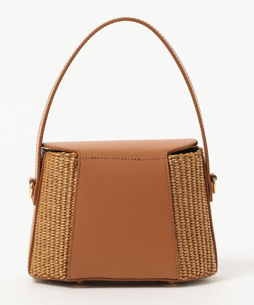 Ray BEAMS（レイビームス）の「LAURA DI MAGGIO / レザー コンビ バッグ（トートバッグ・レディース・ブラウン/ブラック・ONE SIZE）」の14枚目の写真