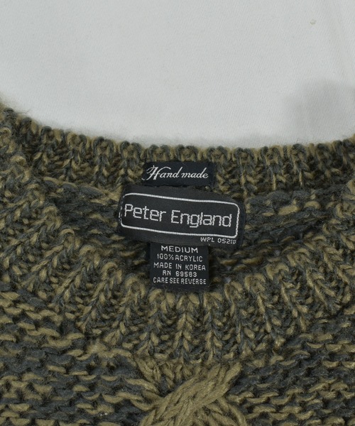 VINTAGE（ヴィンテージ）の「【ヴィンテージ古着】90's Peter England アーガイル柄 デザイン ニット セーター（ニット/セーター・メンズ・その他・MEDIUM）」の3枚目の写真
