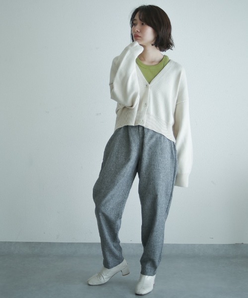 spoon store(スプーンストア)の「テーパードパンツセットアップ(スラックス・レディース・ブラック/ブラウン/ピンク・フリー)」の8枚目の写真