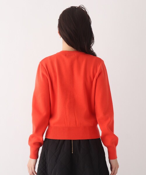 AG by aquagirl（エージーバイアクアガール）の「◆パール調ボタンクルーネックカーディガン【WEB限定サイズ】（カーディガン/ボレロ・レディース・ブルー/ブラック/ダークグリーン/ブラック系2/オレンジ・38/36/40）」の22枚目の写真