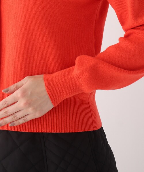 AG by aquagirl（エージーバイアクアガール）の「◆パール調ボタンクルーネックカーディガン【WEB限定サイズ】（カーディガン/ボレロ・レディース・ブルー/ブラック/ダークグリーン/ブラック系2/オレンジ・38/36/40）」の17枚目の写真