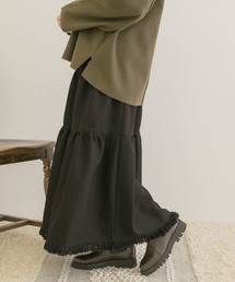 ITEMS URBANRESEARCH | ティアードフリンジスカート(スカート)