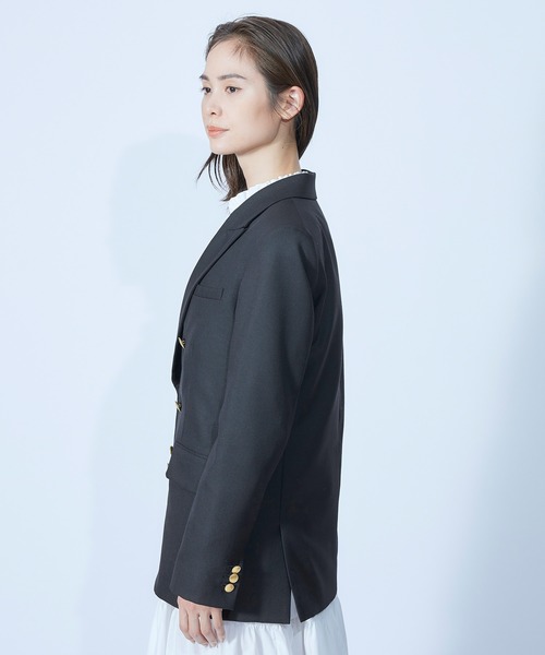 ROPE'(ロペ)の「【逸品】紺ブレザー(テーラードジャケット・レディース・ネイビー・40/38/36)」の4枚目の写真