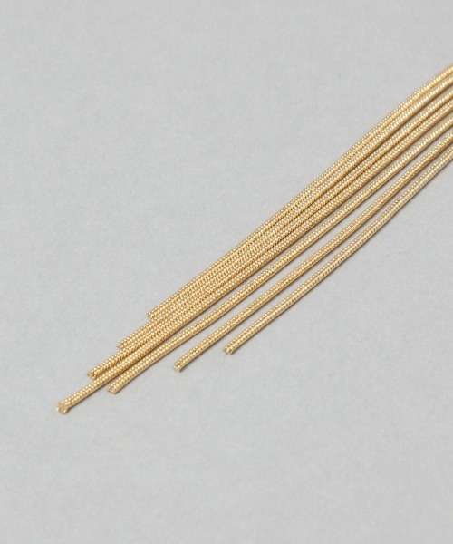 HARE（ハレ）の「チェーンフリンジイヤリング(HARE)（イヤリング・レディース・シルバー/ゴールド/ブラック・FREE）」の15枚目の写真