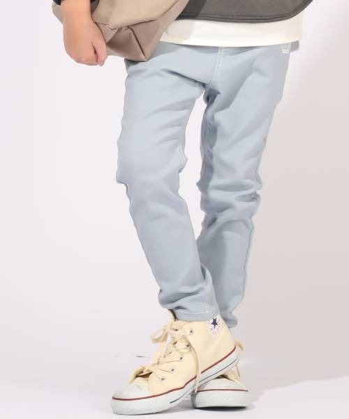 BABYDOLL（ベビードール）の「通販限定サイズあり　イージーシンプルデニムパンツ　6235K（その他パンツ・キッズ・ライトブルー/ブラック/ブルー/オフホワイト/ピンク/グリーン/ネイビー/イエロー/ベージュ/ピンク系その他/パープル/レッド/ダークブラウン系/ベビーピンク/マスタード/バイオレット/ホワイト/ピンク系その他2/グリーン系その他/ベージュ系その他・160cm/110cm/150cm/120cm/140cm/130cm/100cm/80ｃｍ/90cm）」の10枚目の写真