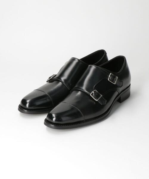 green label relaxing（グリーンレーベルリラクシング）の「GLR ダブルモンクストラップ ドレスシューズ（ドレスシューズ・メンズ・ブラック・7/8/8h/6h/7h/6）」の2枚目の写真
