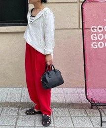 RED CHOP WORKS　コットンタックパンツ