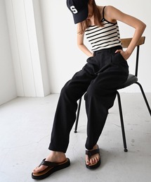 CANAL JEAN | RED CHOP WORKS(レッドチョップワークス) コットンタックパンツ(チノパンツ)