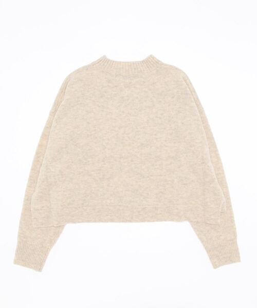 mizuiroind(ミズイロインド)の「mizuiro ind ハイネックショートプルオーバー(ニット/セーター・レディース・キナリ/ブラウン/チャコールグレー/ブラック・FREE)」の14枚目の写真