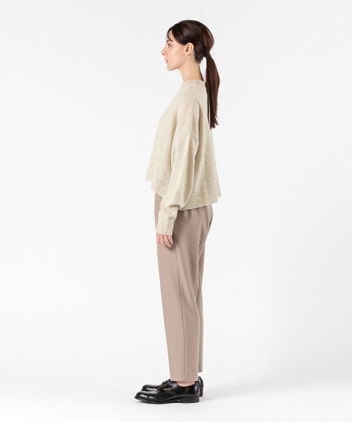 mizuiroind(ミズイロインド)の「mizuiro ind ハイネックショートプルオーバー(ニット/セーター・レディース・キナリ/ブラウン/チャコールグレー/ブラック・FREE)」の8枚目の写真