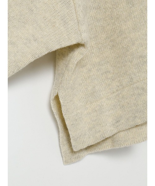 mizuiroind(ミズイロインド)の「mizuiro ind ハイネックショートプルオーバー(ニット/セーター・レディース・キナリ/ブラウン/チャコールグレー/ブラック・FREE)」の20枚目の写真