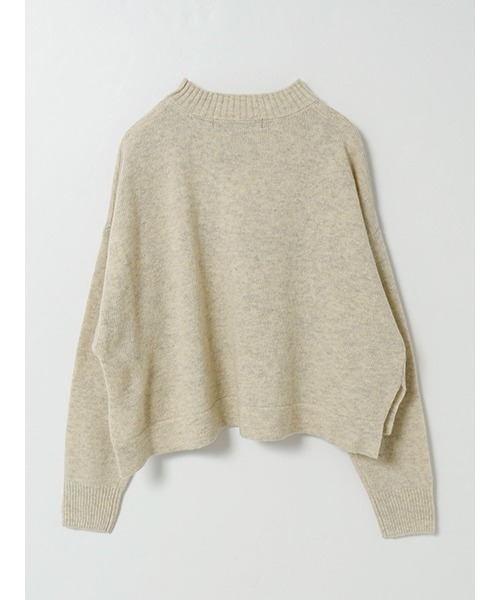 mizuiroind(ミズイロインド)の「mizuiro ind ハイネックショートプルオーバー(ニット/セーター・レディース・キナリ/ブラウン/チャコールグレー/ブラック・FREE)」の19枚目の写真