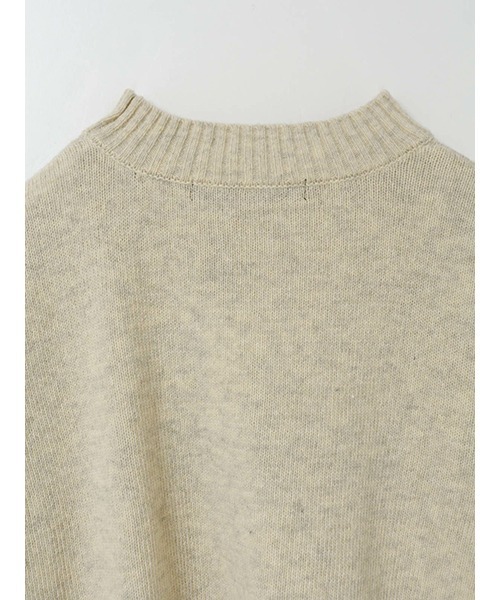 mizuiroind(ミズイロインド)の「mizuiro ind ハイネックショートプルオーバー(ニット/セーター・レディース・キナリ/ブラウン/チャコールグレー/ブラック・FREE)」の18枚目の写真