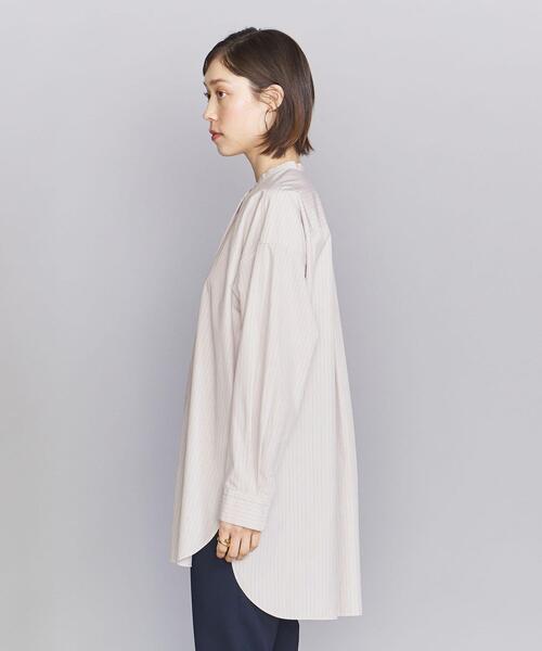 2024ss H BEAUTY&YOUTHコットンタイプライターシャツ ホワイト BEAUTY&YOUTH UNITED ARROWS（ビューティーアンドユース