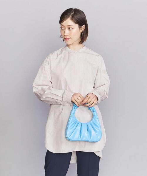 タグ付✨️BETOUPE 丸襟タイプライターシャツ ホワイト 36 BEAUTY&YOUTH UNITED ARROWS（ビューティーアンドユース