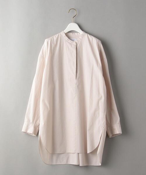 BEAUTY&YOUTH UNITED ARROWS(ビューティーアンドユースユナイテッドアローズ)の「BY コットンタイプライター ワイド スキッパーシャツ -ウォッシャブル-(シャツ/ブラウス・レディース・ホワイト/ネイビー/その他1・FREE)」の15枚目の写真