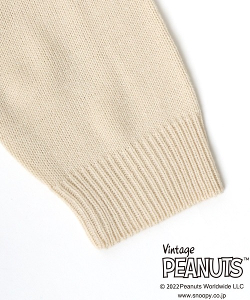 PEANUTS(ピーナッツ)の「SNOOPY PEANUTS/スヌーピーBIGプルオーバーニット(ニット/セーター・レディース・イエロー/ライトグリーン/アイボリー/ブラック系その他・M/L)」の15枚目の写真