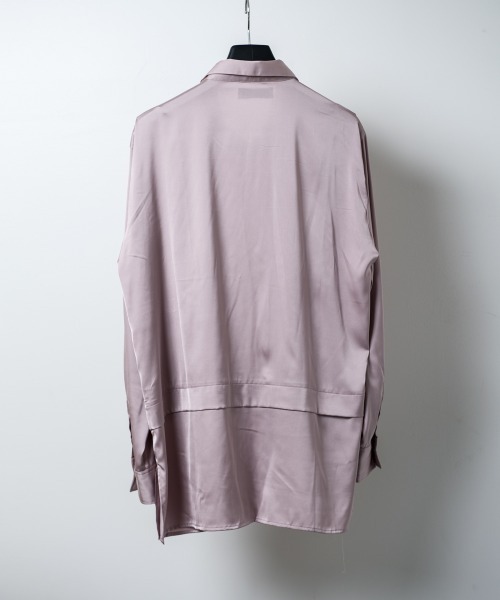 Buffalo Bobs（バッファローボブズ）の「TOPPER(トッパー)サテン フラップ トロミ シャツ（シャツ/ブラウス・メンズ・ピンク/マルチ/ミント・2-3/1-2）」の17枚目の写真