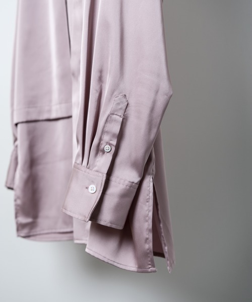 Buffalo Bobs（バッファローボブズ）の「TOPPER(トッパー)サテン フラップ トロミ シャツ（シャツ/ブラウス・メンズ・ピンク/マルチ/ミント・2-3/1-2）」の21枚目の写真