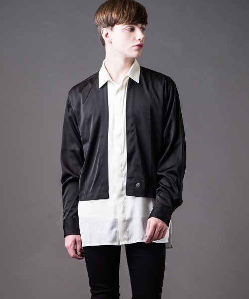 Buffalo Bobs（バッファローボブズ）の「TOPPER(トッパー)サテン フラップ トロミ シャツ（シャツ/ブラウス・メンズ・ピンク/マルチ/ミント・2-3/1-2）」の11枚目の写真