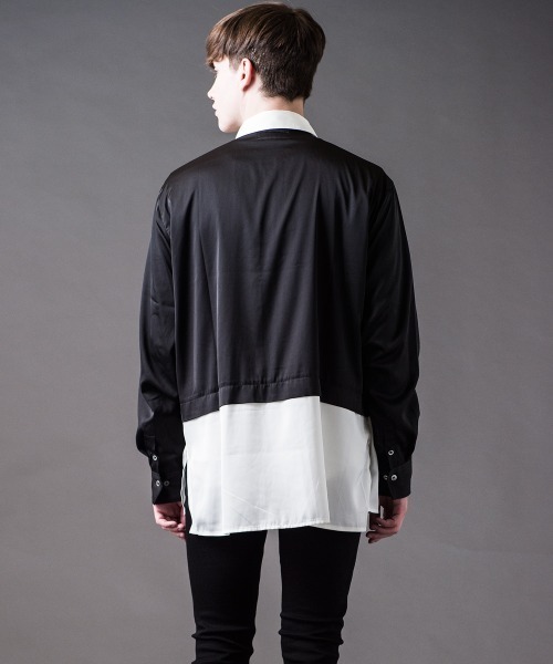 Buffalo Bobs（バッファローボブズ）の「TOPPER(トッパー)サテン フラップ トロミ シャツ（シャツ/ブラウス・メンズ・ピンク/マルチ/ミント・2-3/1-2）」の13枚目の写真