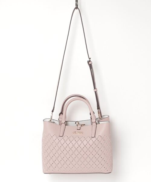 Guess(ゲス)の「AMARA Girlfriend Satchel(ハンドバッグ・レディース・ブラック/ベージュ・ONE SIZE)」の8枚目の写真