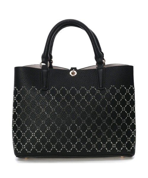 Guess(ゲス)の「AMARA Girlfriend Satchel(ハンドバッグ・レディース・ブラック/ベージュ・ONE SIZE)」の20枚目の写真