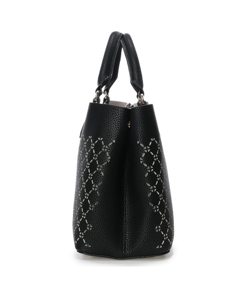 Guess(ゲス)の「AMARA Girlfriend Satchel(ハンドバッグ・レディース・ブラック/ベージュ・ONE SIZE)」の19枚目の写真